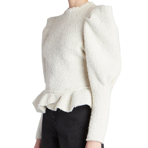 Isabel Marant
Giamili Puff-Sleeve & Peplum-Hem Top NWT - Picture 8 of 14